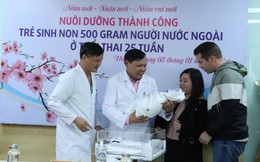 Kỳ tích 97 ngày nuôi bé sinh non ở tuần 25, nặng chỉ 500g