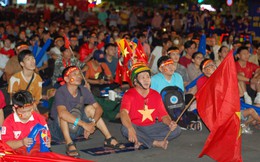TPHCM: Hàng nghìn người tập trung cổ vũ trận Việt Nam gặp Indonesia tại AFF Cup