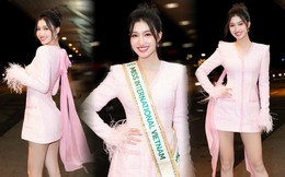 Dàn Hoa - Á hậu đổ bộ sân bay tiễn Phương Nhi sang Nhật Bản thi Miss International 2023