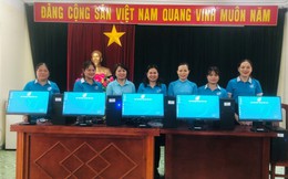 Trung ương Hội tặng máy tính cho các xã khó khăn tỉnh Bắc Kạn