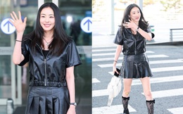 Lee Da Hee biến sân bay thành sàn catwalk trước khi đến Đà Nẵng 