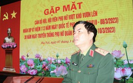 “Mong phong trào phụ nữ vượt khó, vươn lên được lan tỏa trong các đơn vị Tổng cục Hậu cần” 