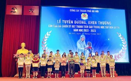 Tuyên dương 167 học sinh tiêu biểu, xuất sắc là con của cán bộ chiến sỹ Công an Hà Nội