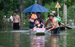 Hà Nội: Hơn 5.000 hộ dân Chương Mỹ phải sơ tán do ngập lụt