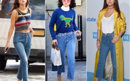 Cách phối quần jeans cho ngày Thu ấn tượng của ca sĩ Selena Gomez
