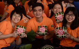 Chung tay gói 2.000 chiếc bánh chưng tặng người nghèo đón Tết