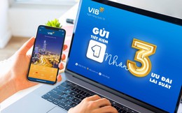 Gửi tiết kiệm 1 nhận 3 ưu đãi lãi suất tại VIB