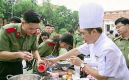 Học viện An ninh Nhân dân: Đàn ông vào bếp tôn vinh Ngày Phụ nữ Việt Nam 