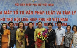 Ra mắt Tổ tư vấn pháp luật và tâm lý, hỗ trợ Hội LHPNVN trong bảo vệ phụ nữ, trẻ em