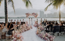Đám cưới lung linh 'biển giữa lòng Hà Nội' lên website wedding Mỹ