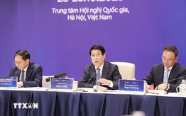 Chủ tịch nước Lương Cường kiểm tra buổi tổng duyệt Lễ mở ký Công ước Hà Nội