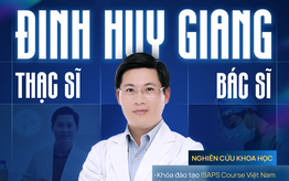 ThS.Bác sĩ - Chuyên gia PTTM Đinh Huy Giang: Kiến tạo nhan sắc an toàn đem lại vẻ đẹp bền vững