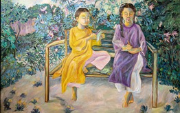 Lan tỏa bền vững giá trị áo dài Việt từ hội họa