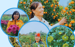 Cùng hội viên, phụ nữ phát triển kinh tế gắn với sản xuất phục vụ Tết