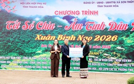 Hội LHPN tỉnh Thanh Hóa mang "Tết sẻ chia" đến với phụ nữ và trẻ em vùng biên