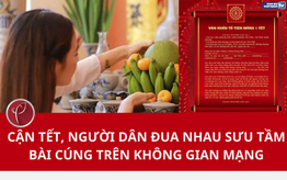 Cận Tết, người dân đua nhau sưu tầm bài cúng trên không gian mạng