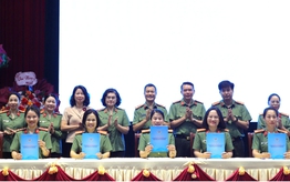 Hội Phụ nữ Cụm thi đua số 4 - Bộ Công an ký kết giao ước thi đua giai đoạn 2025 - 2030