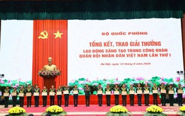 Đại tướng Phan Văn Giang dự Lễ trao Giải thưởng Lao động sáng tạo trong Công đoàn Quân đội lần thứ I