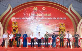 Chủ tịch UBTƯ MTTQ Việt Nam Bùi Thị Minh Hoài dự Lễ khánh thành Khu lưu niệm Anh hùng liệt sĩ Công an nhân dân Bùi Thị Cúc
