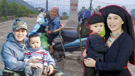 Mẹ đơn thân đưa con 2 tuổi đi phượt bằng xe máy: Xúc động trước sự ấm áp của đồng bào người Dao