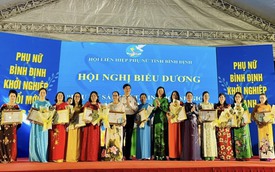 Biểu dương 70 điển hình phụ nữ sản xuất, kinh doanh giỏi tỉnh Bình Định