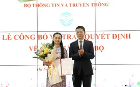 Bổ nhiệm bà Lê Hương Giang giữ chức Vụ trưởng Vụ Tổ chức Cán bộ, Bộ Thông tin và Truyền thông