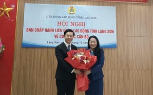 Liên đoàn Lao động tỉnh Lạng Sơn có tân nữ Phó Chủ tịch 