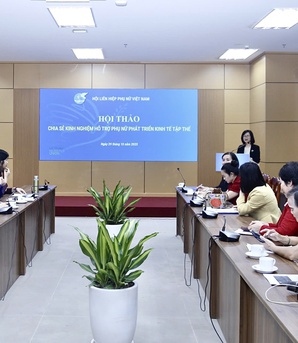 Nâng cao năng lực, hỗ trợ phụ nữ phát triển kinh tế tập thể 