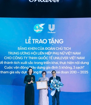 Unilever Việt Nam đã cấp vốn không hoàn lại cho 167 đề án khởi nghiệp của phụ nữ