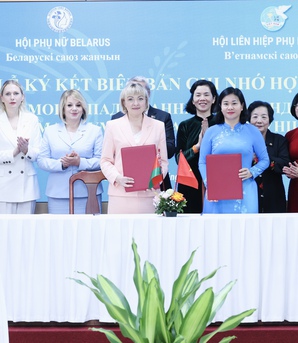 Nâng tầm quan hệ hợp tác giữa Hội LHPN Việt Nam và Hội Phụ nữ Belarus