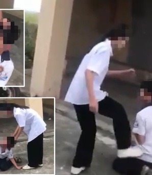 Vụ nữ sinh bắt bạn quỳ gối và đánh đập: Ảnh nạn nhân tiếp tục bị đăng lên mạng xã hội