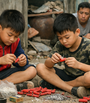 Trẻ chế pháo nổ dịp Tết: Bài cuối - Trách nhiệm của gia đình nhìn từ góc độ pháp luật