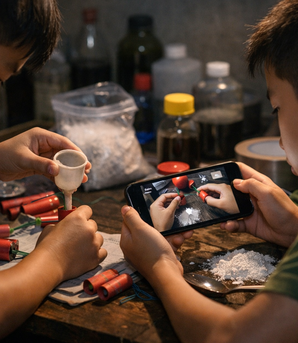 Trẻ em chế pháo nổ dịp Tết: Bài 1 - Mua nguyên liệu chỉ qua vài cú nhấp chuột