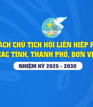 Infographic: Danh sách Chủ tịch Hội LHPN các tỉnh, thành phố, đơn vị nhiệm kỳ 2025-2030