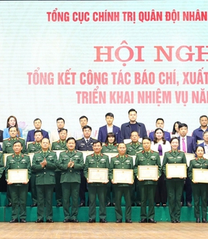 Báo Phụ nữ Việt Nam được Tổng cục Chính trị Quân đội nhân dân Việt Nam tặng Bằng khen