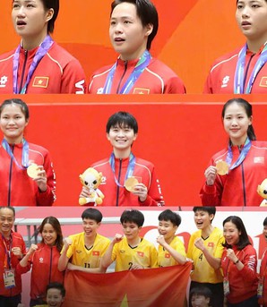 3 Huy chương Vàng ASIAD 20 của thể thao Việt Nam đều do các nữ vận động viên giành được