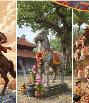 Độc đáo hình tượng ngựa trong văn hóa Việt