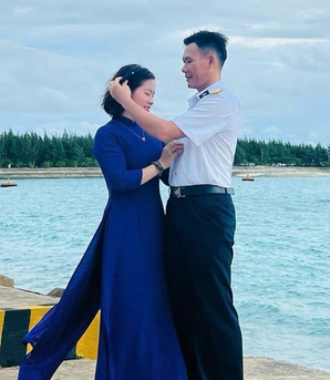 "Là vợ bộ đội Trường Sa, tôi thấy mình bản lĩnh, kiên cường hơn"