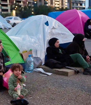 Xung đột khiến hơn 85% phụ nữ và trẻ em Lebanon bị di dời không có nơi trú ẩn