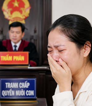 Vụ tranh chấp quyền nuôi con: Người mẹ bật khóc khi tòa bác đơn