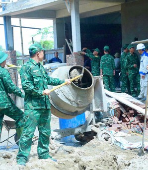 Những người lính góp sức "xây tương lai" miền biên viễn