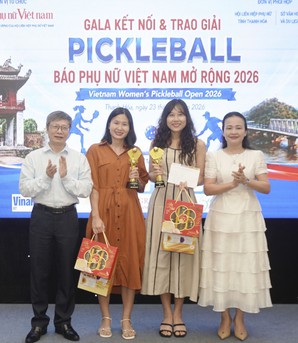 Bế mạc và trao giải Pickleball Báo Phụ nữ Việt Nam mở rộng 2026