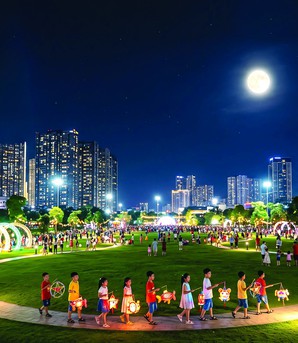 Mùa trăng trong những khoảnh sân chung cư