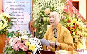 Giáo hội Phật giáo tỉnh Hà Tĩnh đồng hành cùng dân tộc
