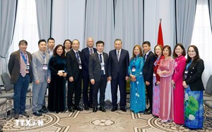 Top leader receives Vietnamese intellectuals, scientists in Australia