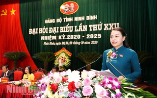 Đồng chí Nguyễn Thị Thu Hà tái đắc cử Bí thư Tỉnh ủy Ninh Bình
