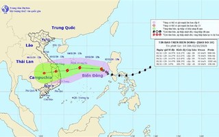 Bão số 10 giật cấp 10, gây mưa lớn ở miền Trung và Bắc Tây Nguyên