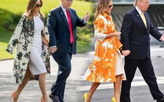 Đệ nhất phu nhân Melania Trump nghiện giày gót nhọn