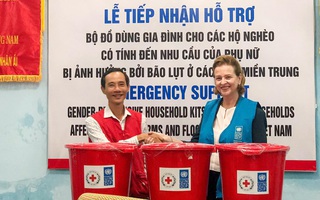 UNDP hỗ trợ người dân bị ảnh hưởng bởi bão lụt ở miền Trung