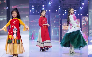 NTK Phương Nguyễn tái hiện mùa đông đầy cảm xúc trên áo dài trẻ em 